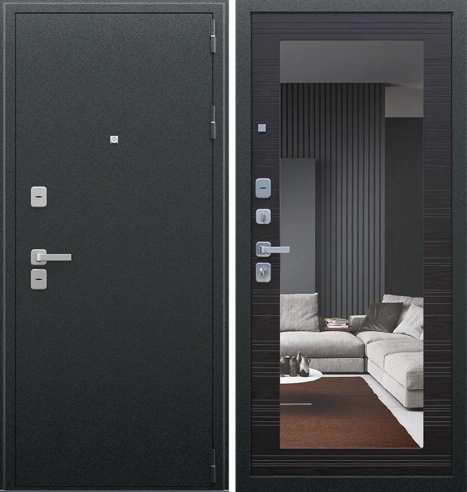 Фото Дверь АСД Next 1 с зеркалом Венге поперечный DIS006687